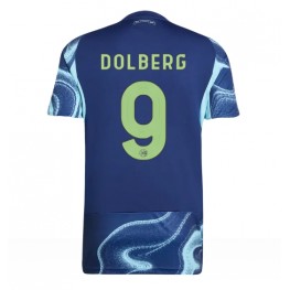 Ajax Kasper Dolberg #9 Uit tenue 2025-26 Korte Mouw